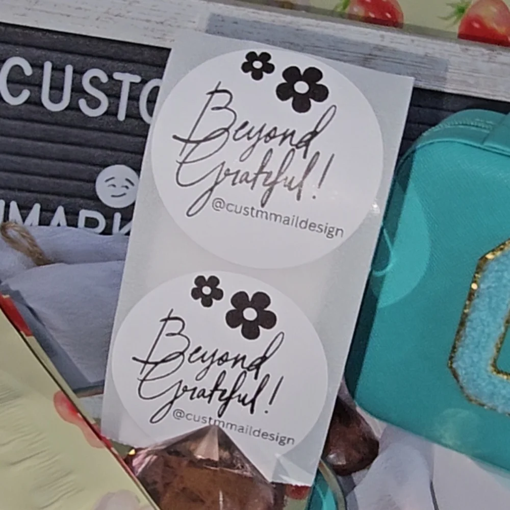30 ct Beyond Grateful stickers